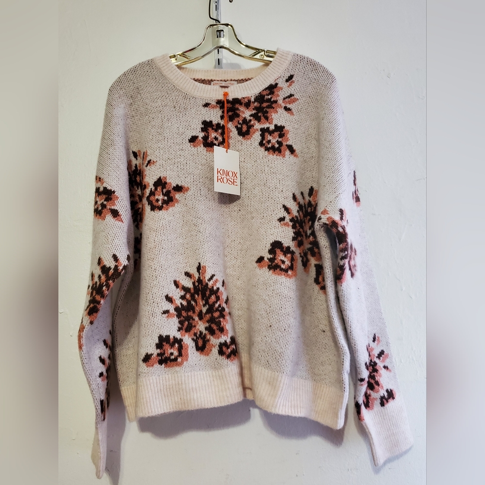 KNOX ROSE Women XXL Beige Sweater New